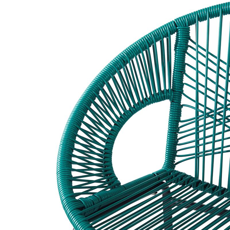 Christopher Knight Home - Ferrara Stylish and Durable Outdoor Wicker Barstools, Set of 2
