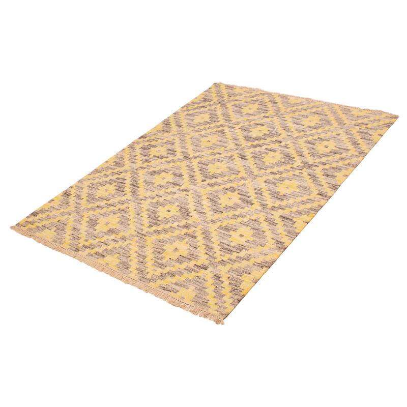 Ankara FW Gold Kilim 5'3" x 7'4" - 5'3 x 7'4