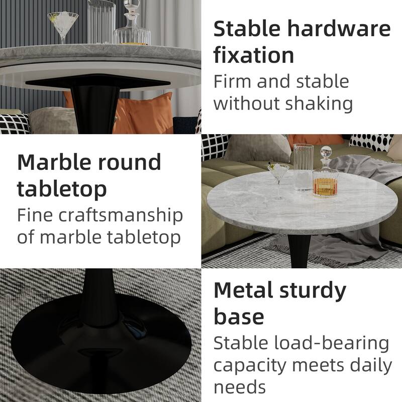 Mid-century modern style dining table accommodates 2 or 4 people