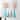 Stewart 28.5" Glass LED Table Lamp, Aqua (Set of 2) by JONATHAN  Y