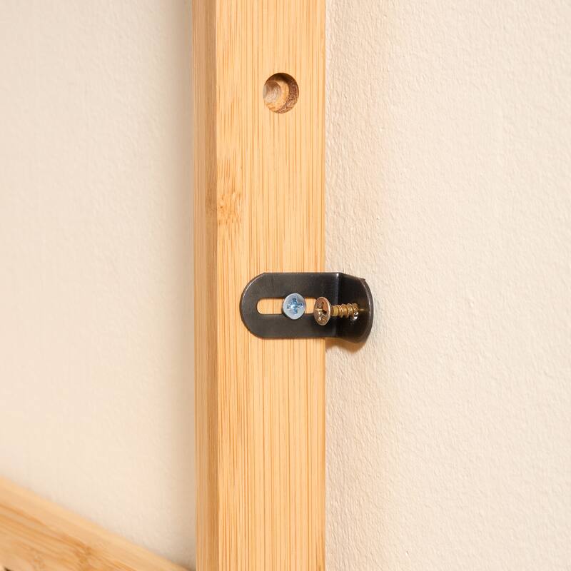 Sofucor Over The Toilet Storage,3-Tier Adjustable Bathroom Organizer,Bamboo Storage Shelf Rack with 3 Hooks,Bathroom Saver - N/A