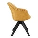 preview thumbnail 32 of 56, Art Leon Modern Wood Swivel Chair with Oak Legs