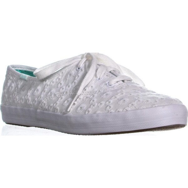 keds champion eyelet white