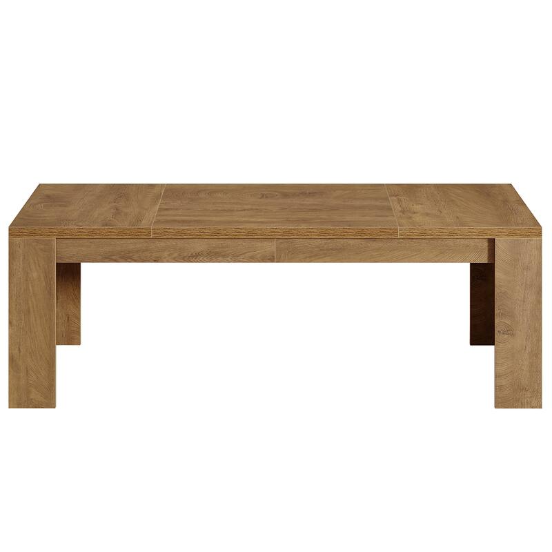 70.86-Inch Rectangular Dining Table for 6-8, Farmhouse Wooden Kitchen Table