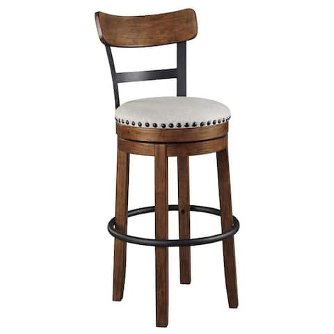 Ashley D546-430 Swivel Counter Height Barstool (4 Pack) - 19" W X 43" H X 19" D