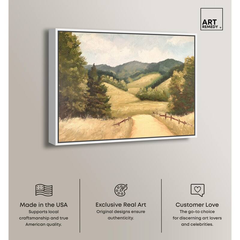 Summer Fields Canvas by Art Remedy
