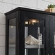 preview thumbnail 36 of 73, GDFStudio - Traditional Storage Lighted Curio Display Cabinet with Glass Doors and Drawer