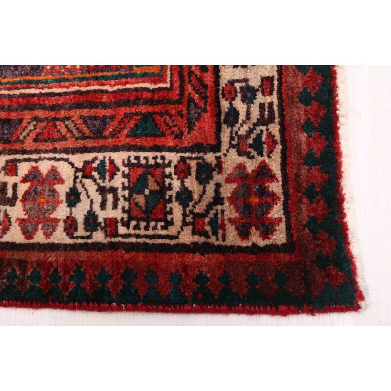 ECARPETGALLERY Hand-knotted Konya Anatolian Red Wool Rug - 3'7 x 11'6