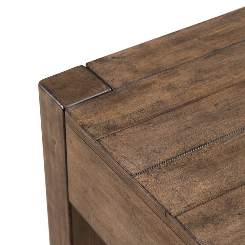 Liberty Furniture Broadmore Console Table, Upholstered Console Stools