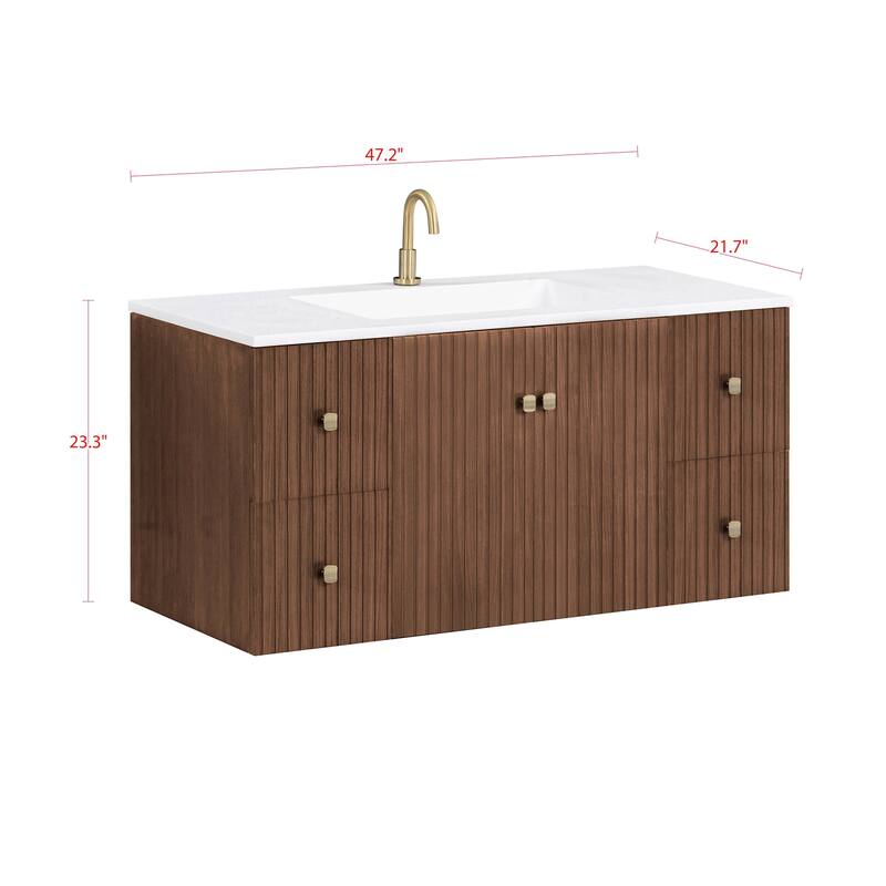 Avanity KENZO-VS47 Kenzo 48" Free Standing Single Basin Vanity Set