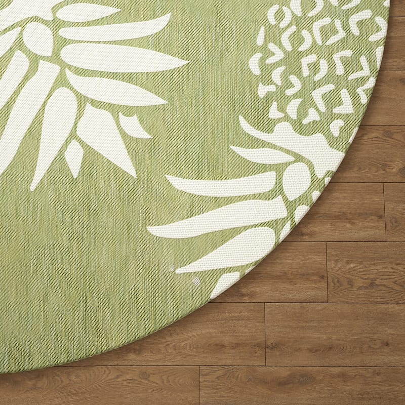 Isola Tropical Indoor/Outdoor Area Rug by Porch & Den