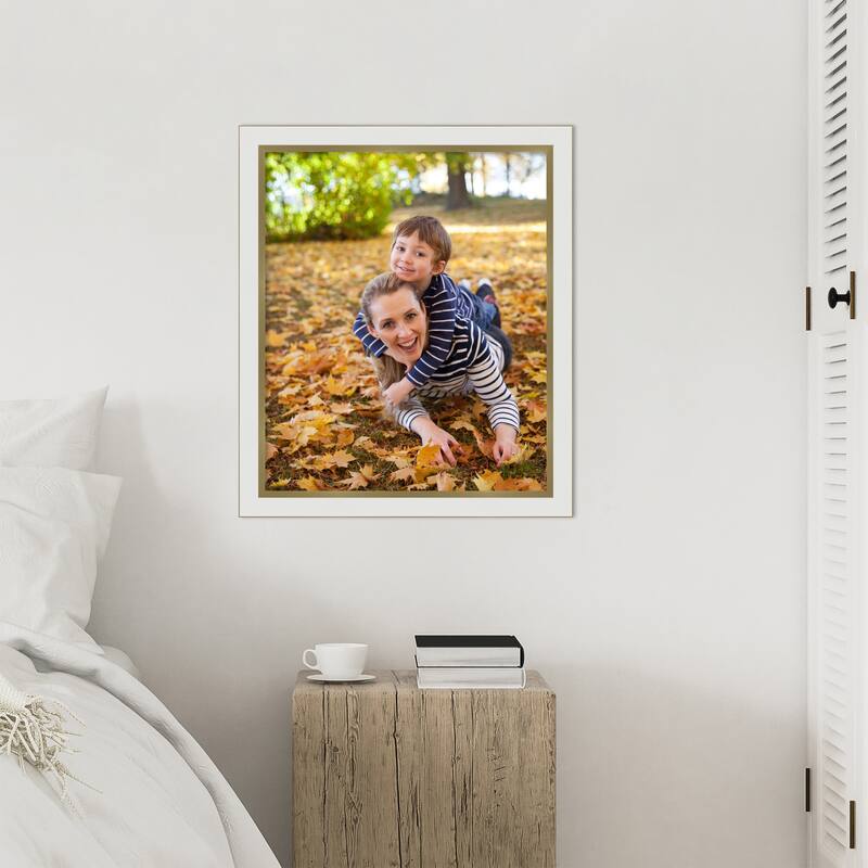 Eva Black Silver Narrow Framed Picture Frame, Photo Frame