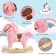 preview thumbnail 3 of 12, Interactive Baby Rocking Horse with Moving Mouth, Wagging Tail, and Sound Effects for Kids Ages 3-6