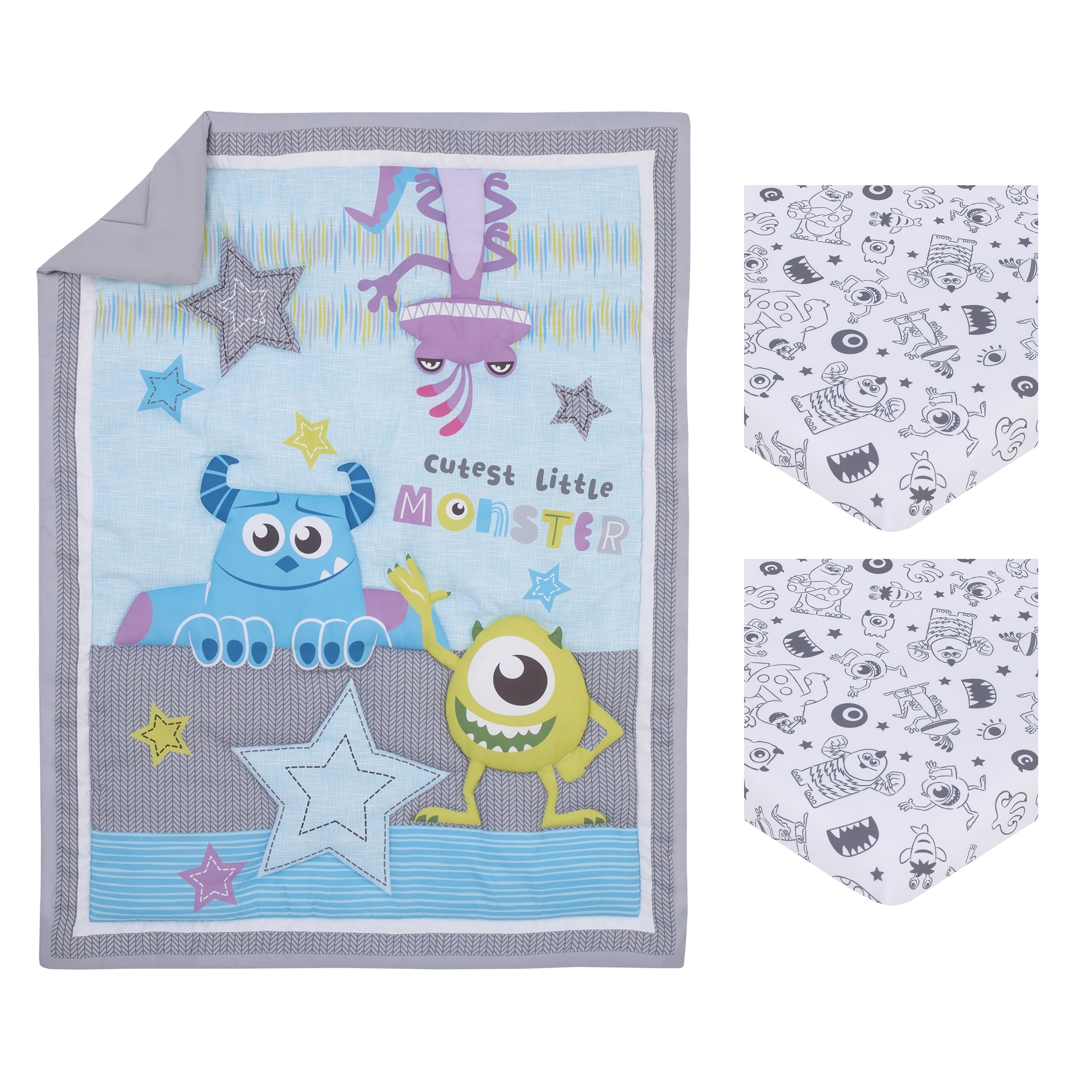 Monster crib sheets on sale