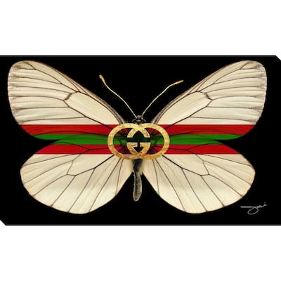"Gucci Butterfly" by Jodi Print on Canvas