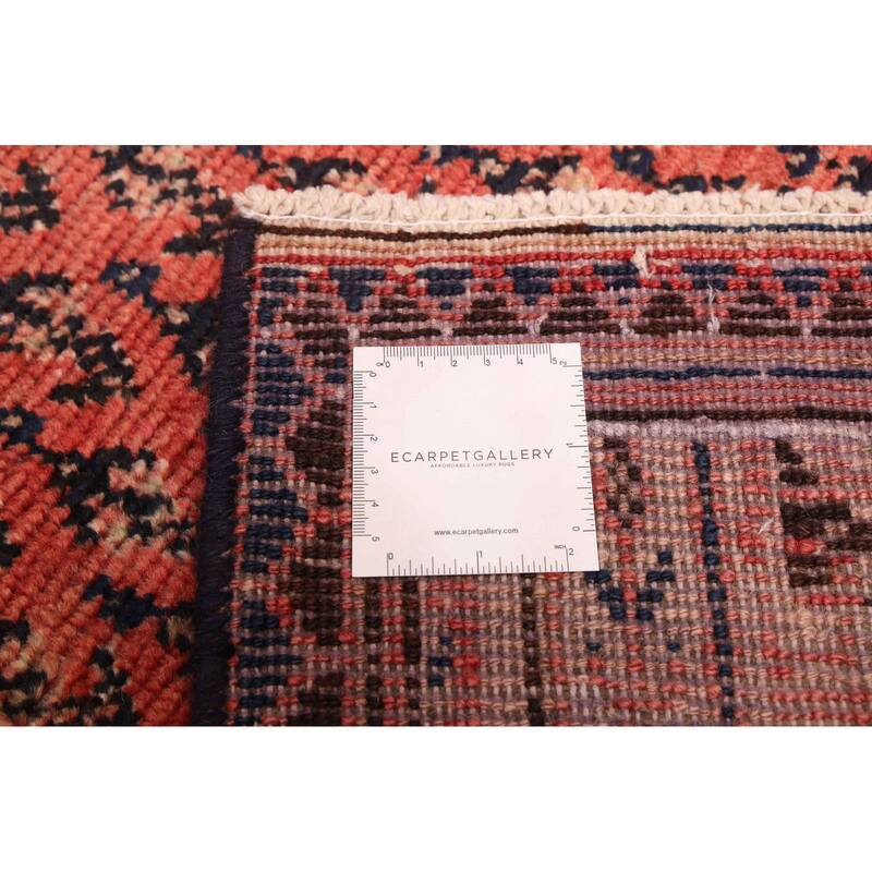 ECARPETGALLERY Hand-knotted Andelz Red Wool Rug - 3'8 x 8'11