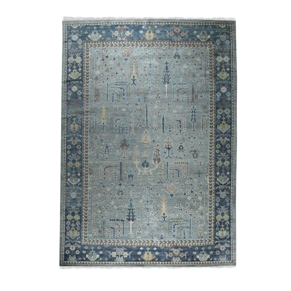 Hand-Knotted Wool Berber Moroccan Area Rug, 8' x 10'1, Ivory Area Rug, Stylish Soft Texture for Bedrooms - L