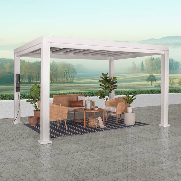 slide 2 of 11, Backyard Discovery 12' x 10' Windham Modern Steel Pergola