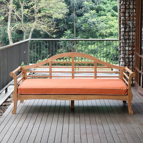 Cambridge Casual Lutyens Teak Outdoor Daybed with Cushion