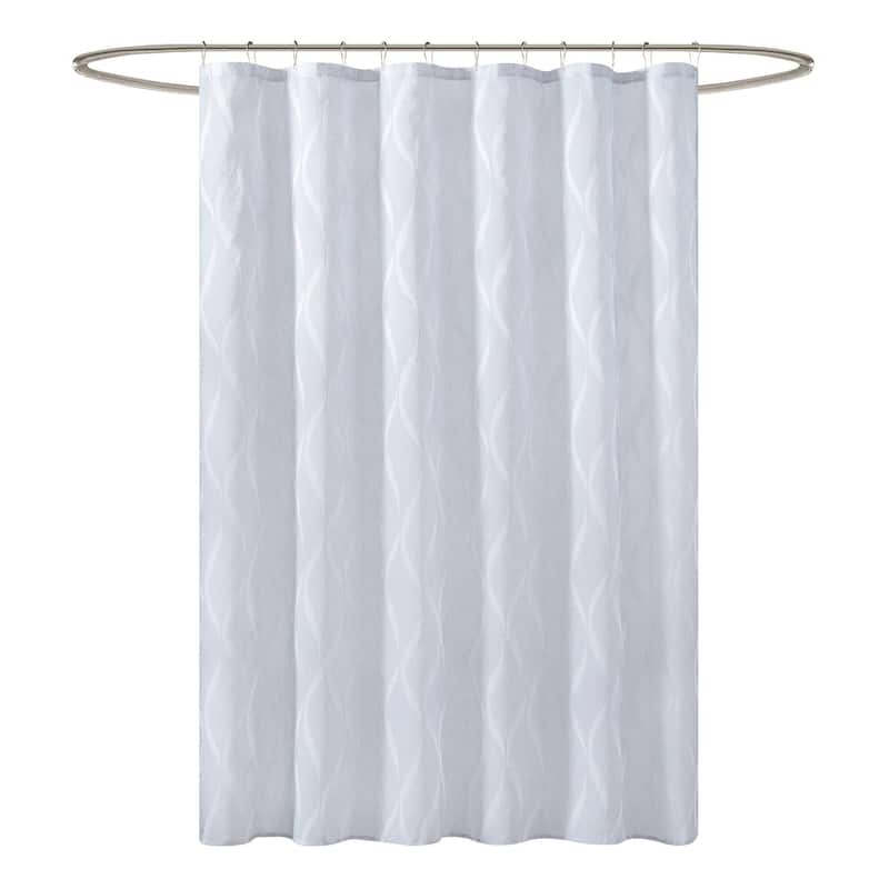 Madison Park Candice Sheer Shower Curtain