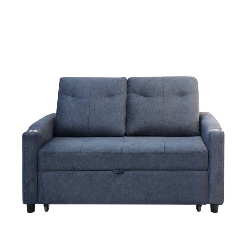 Pull Out Bed Small Sofa Bed - Gray