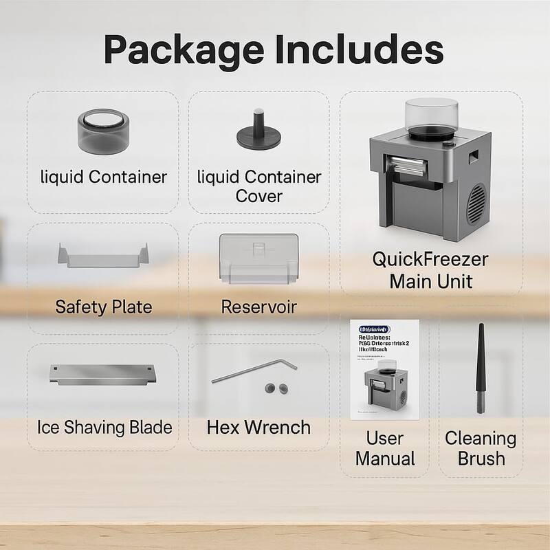 Shaved Ice and Slushie Machine with 15 Ice Modes
