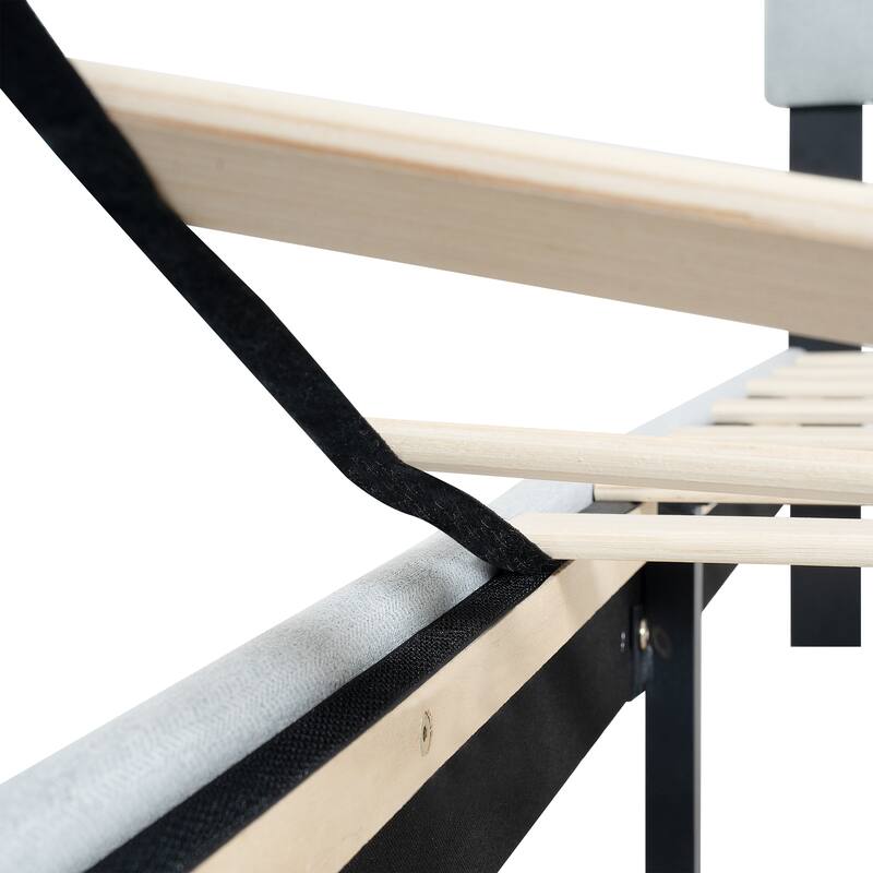 Modern Bed Frame - No Box Spring Needed, Easy Assembly, Fits All Mattress Types