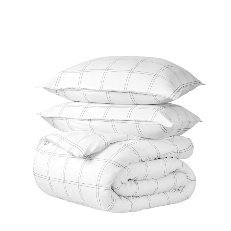 Bare Home Down Alternative Track Stitch Comforter Set