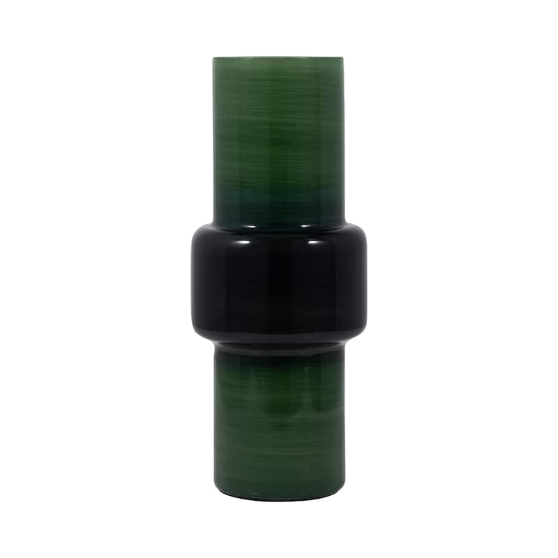 Sagebrook Home Glass Solid Color Modern Cylinder Vase