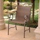 preview thumbnail 3 of 5, Valencia Resin Wicker/ Steel Dining Chairs (Set of 2) Antique Brown