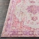 preview thumbnail 3 of 8, Livabliss Vintage Distressed Oriental Pink Area Rug - 5' 3" x 7' 3"