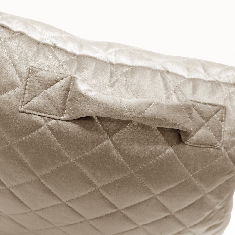 Velvet Do-It-Yourself Bedrest Reading Pillow Cover and Filling