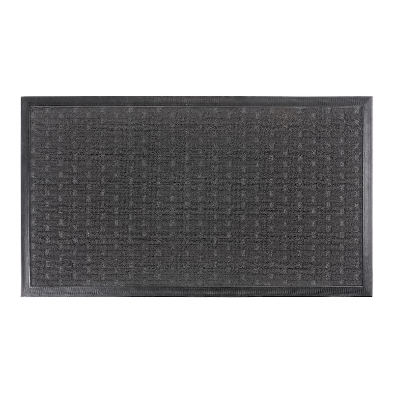 KAF Home 17"x30" Tufted Chain Door Mat