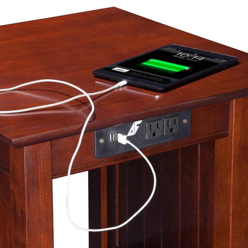 AFI Nantucket End Table with Built-in Charger