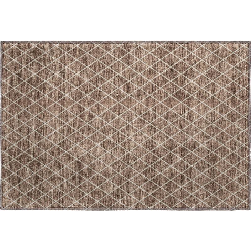 Premium Washable Super Soft Diamond Trellis Mayfield Rug