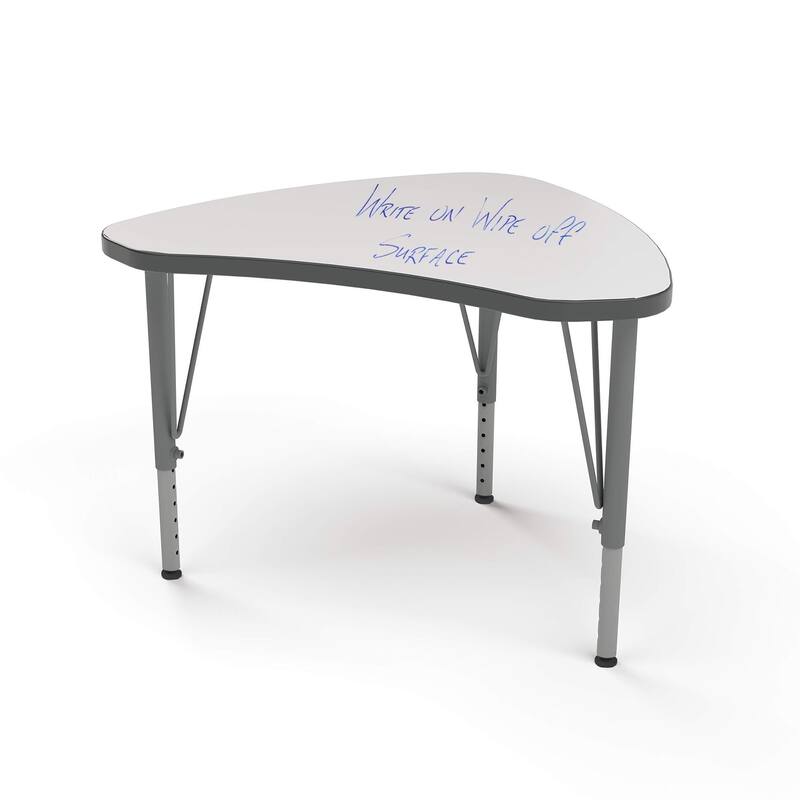 Tot Mate Versa Desk Shutter 29.5" x 23.5" Classroom Table Kids Desk, Write-On/Wipe-Off Dry Erase Top