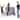 Costway Jumbo 4-to-Score 4 in A Row Giant Game Set Indoor Outdoor - Dark Blue