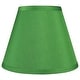 preview thumbnail 26 of 88, Hardback Faux Silk Conical Lamp Shade, 5 inch Top, 9 inch Bottom, 7 inch Slant Single - Kelly Green Silk