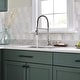 preview thumbnail 4 of 14, DORNBERG Spring Pull Down Kitchen Sink Faucet with Deck Plate