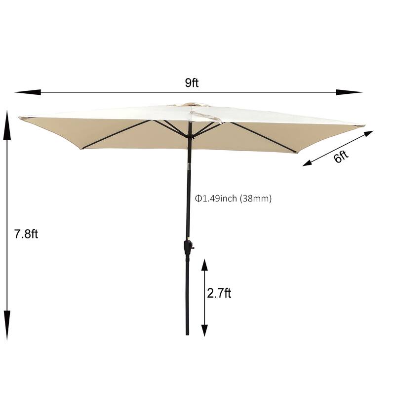 Patio Umbrella Outdoor Waterproof Umbrella