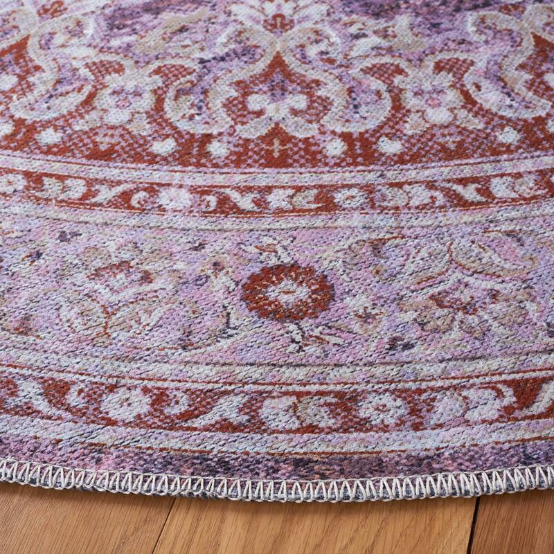 SAFAVIEH Serapi Machine Washable Netta Shabby Chic Distressed Rug