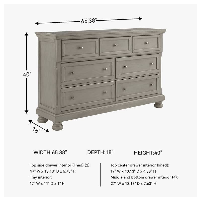 Signature Design by Ashley Canterbury Burnished Grey Dresser
