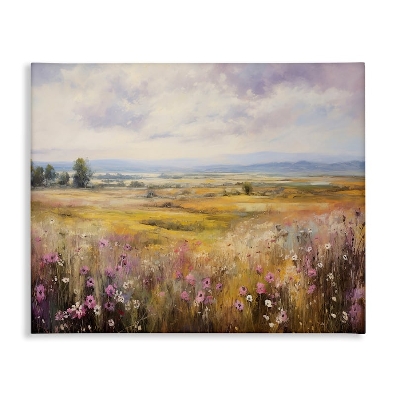 Stupell Vast Meadow with Subtle Flowers Canvas Wall Art Design By Franklyn Gregory - 20 x 16