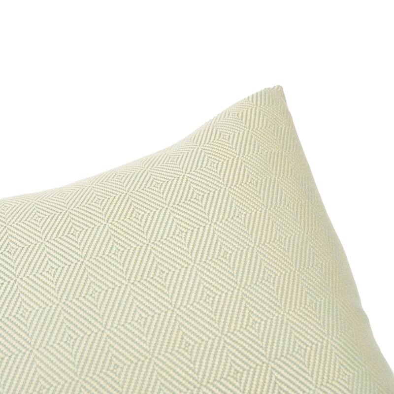 Jiti Indoor Classic Transitional Herringbone Woven Jacquard Patterned Decorative Square Throw Pillows 20 x 20