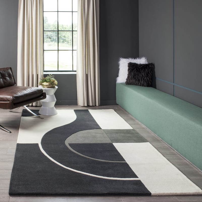 Momeni Delhi Hand-tufted Wool Contemporary Geometric Area Rug