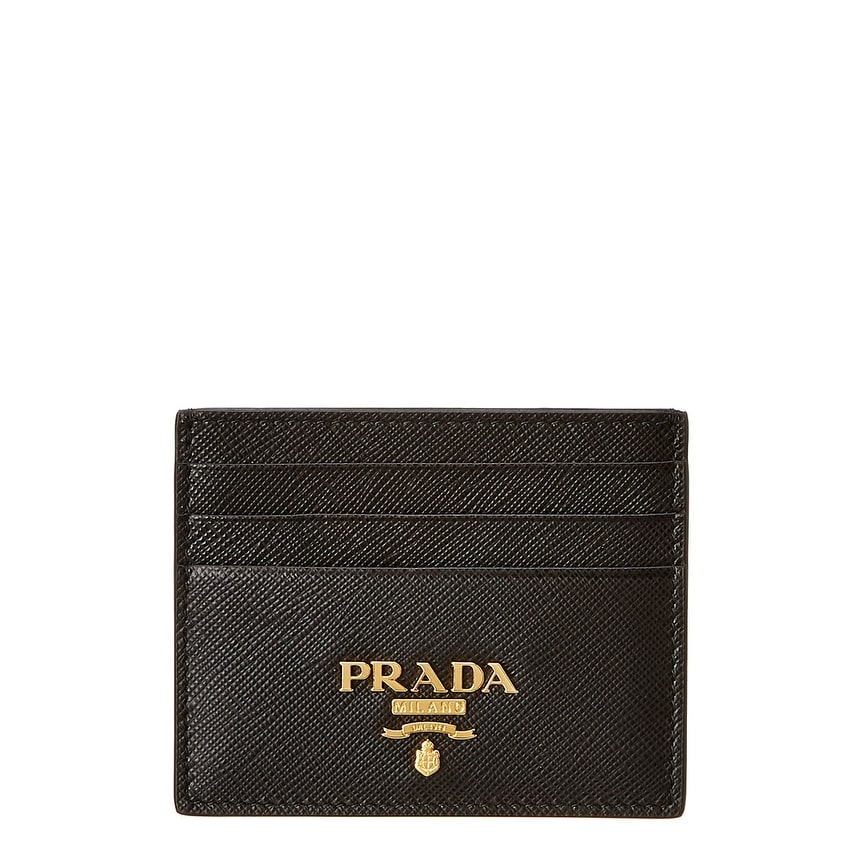 prada saffiano leather card case