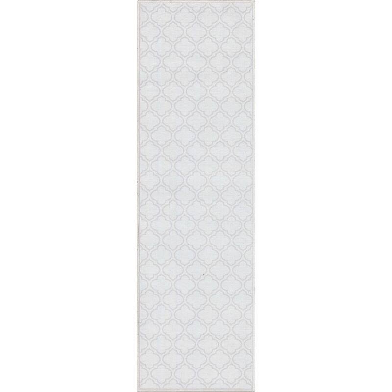 Well Woven Apollo Lattice Moroccan Machine Washable Area Rug