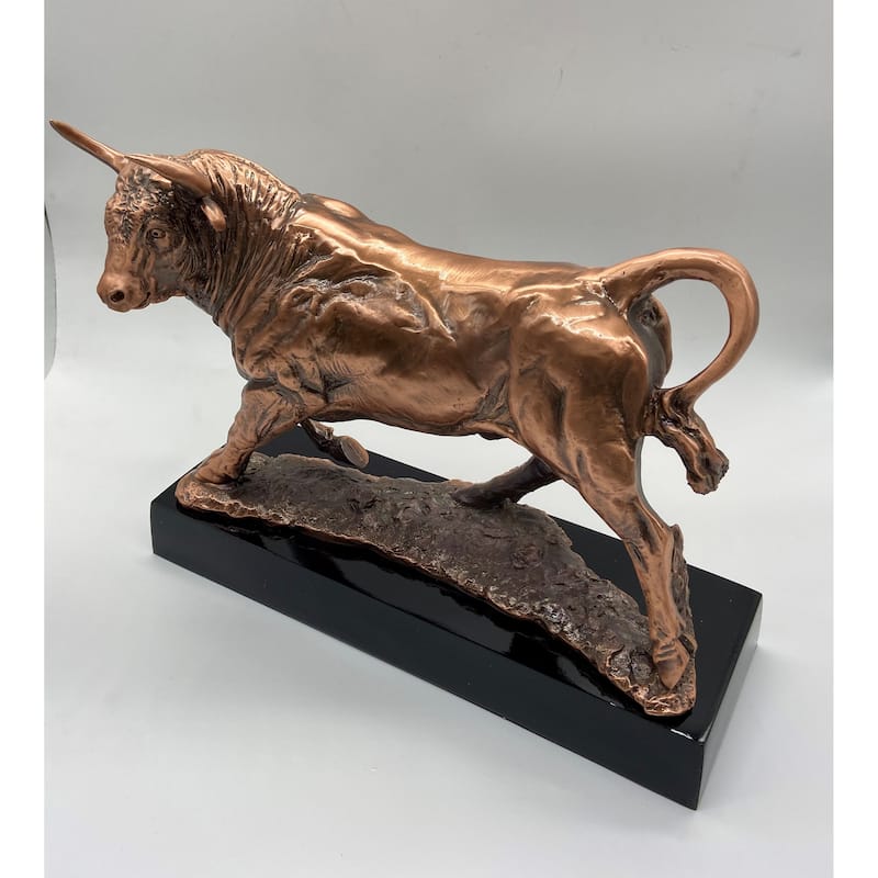 Spanish Bull on Pedestal