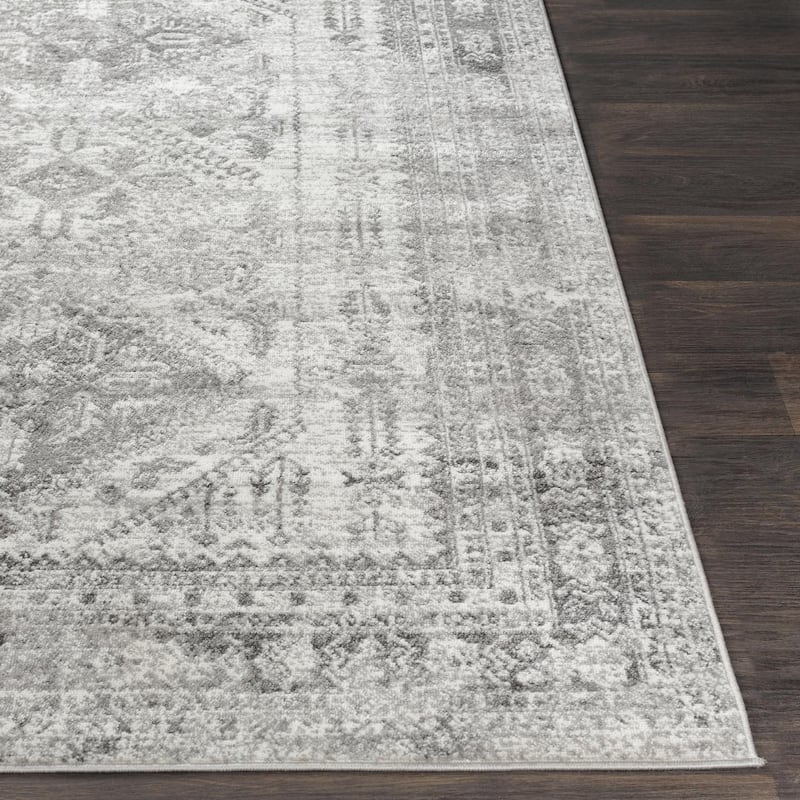 Livabliss Monte Carlo Updated Traditional Medallion Area Rug
