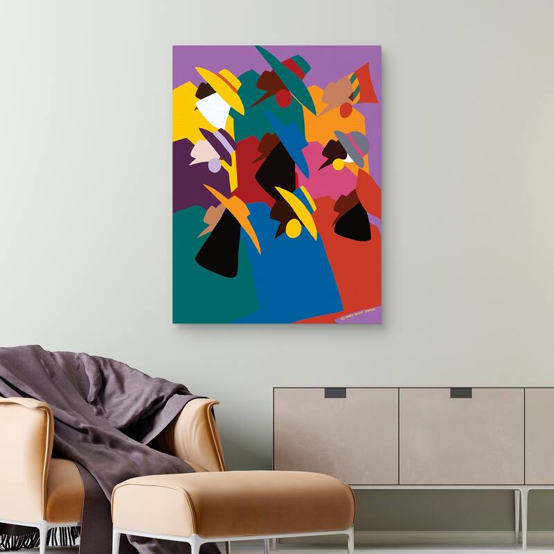 Sisters of Courage by Synthia SAINT JAMES Canvas Art Print